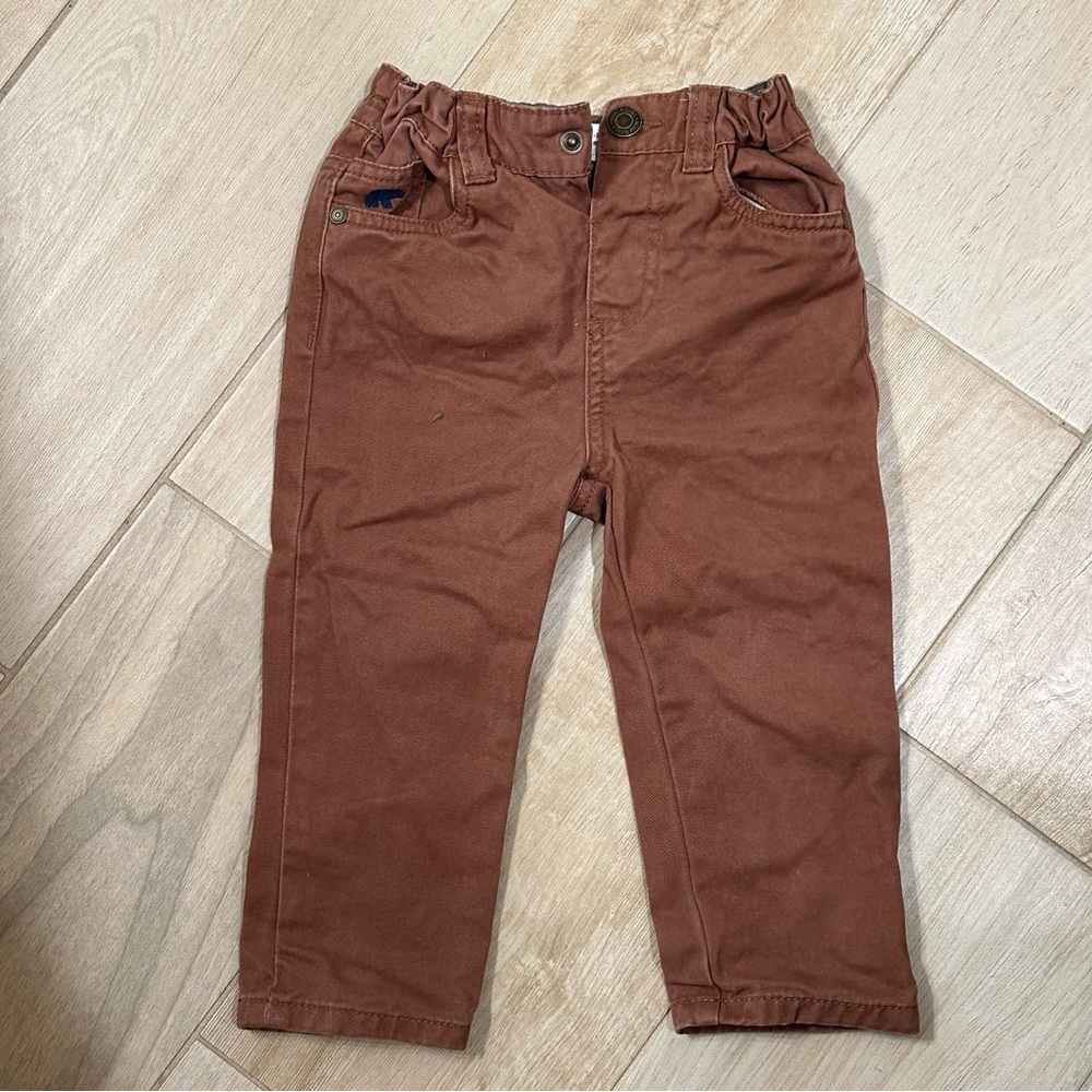mini rebel brown pants 18 months boys